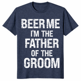Father of groom shirt heather navy