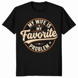 Favorite problem shirt in black