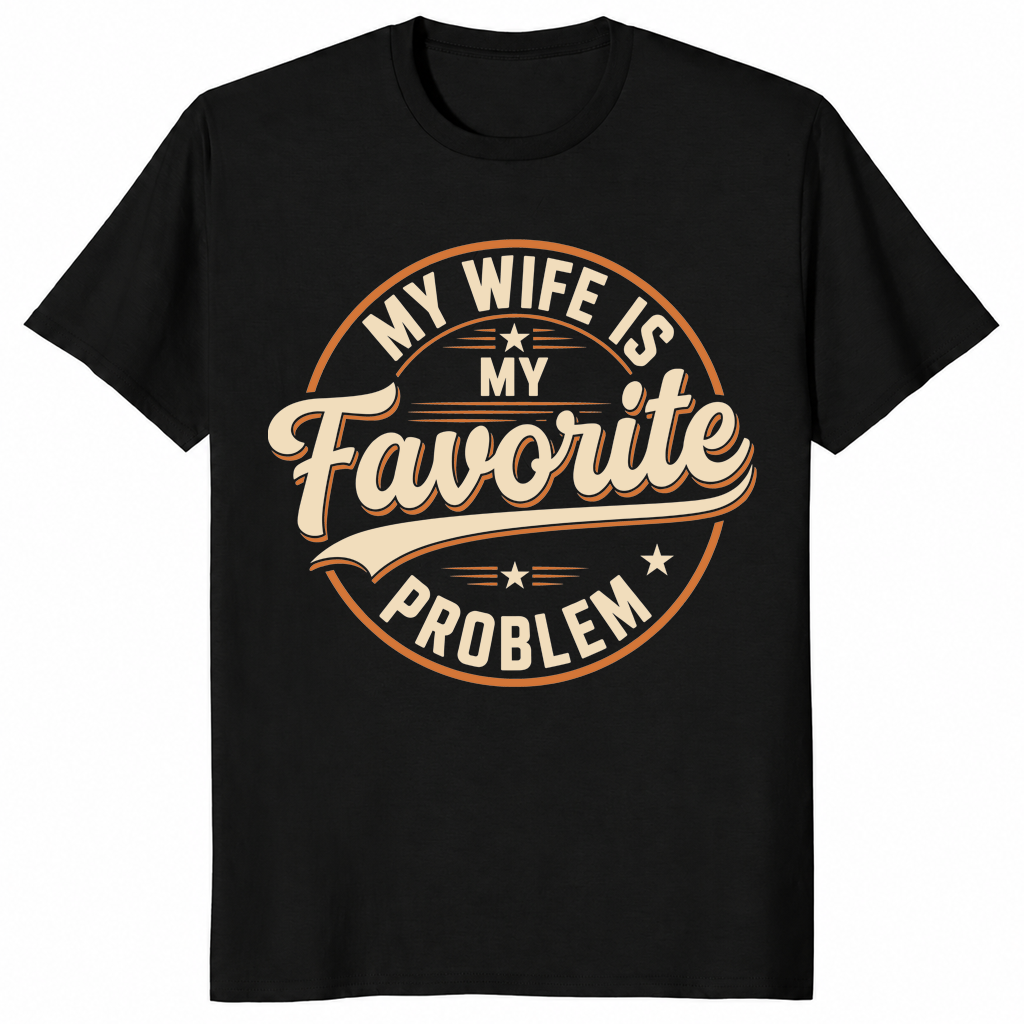 Favorite problem shirt in black