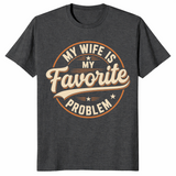 Favorite problem shirt in dark heather grey