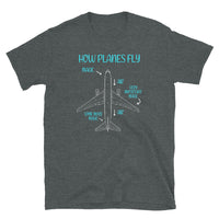 Funny Aerospace Engineer T-Shirt | How Planes Fly - Cuccico Design