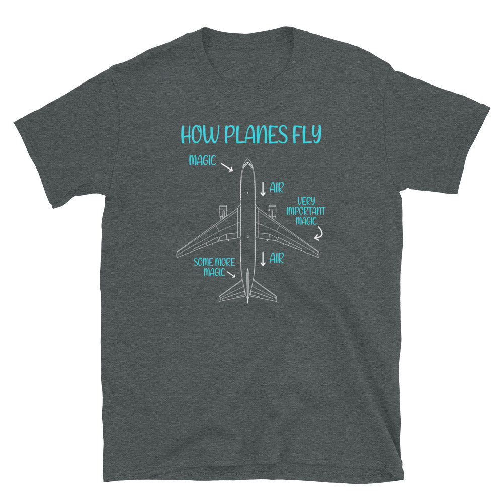 Funny Aerospace Engineer T-Shirt | How Planes Fly - Cuccico Design