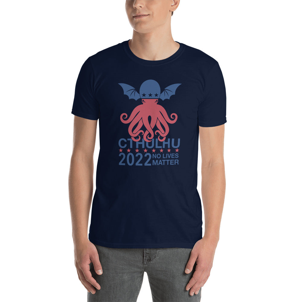 Cthulhu Political Satire T-Shirt | Funny 'No Lives Matter' Tee - Cuccico Design
