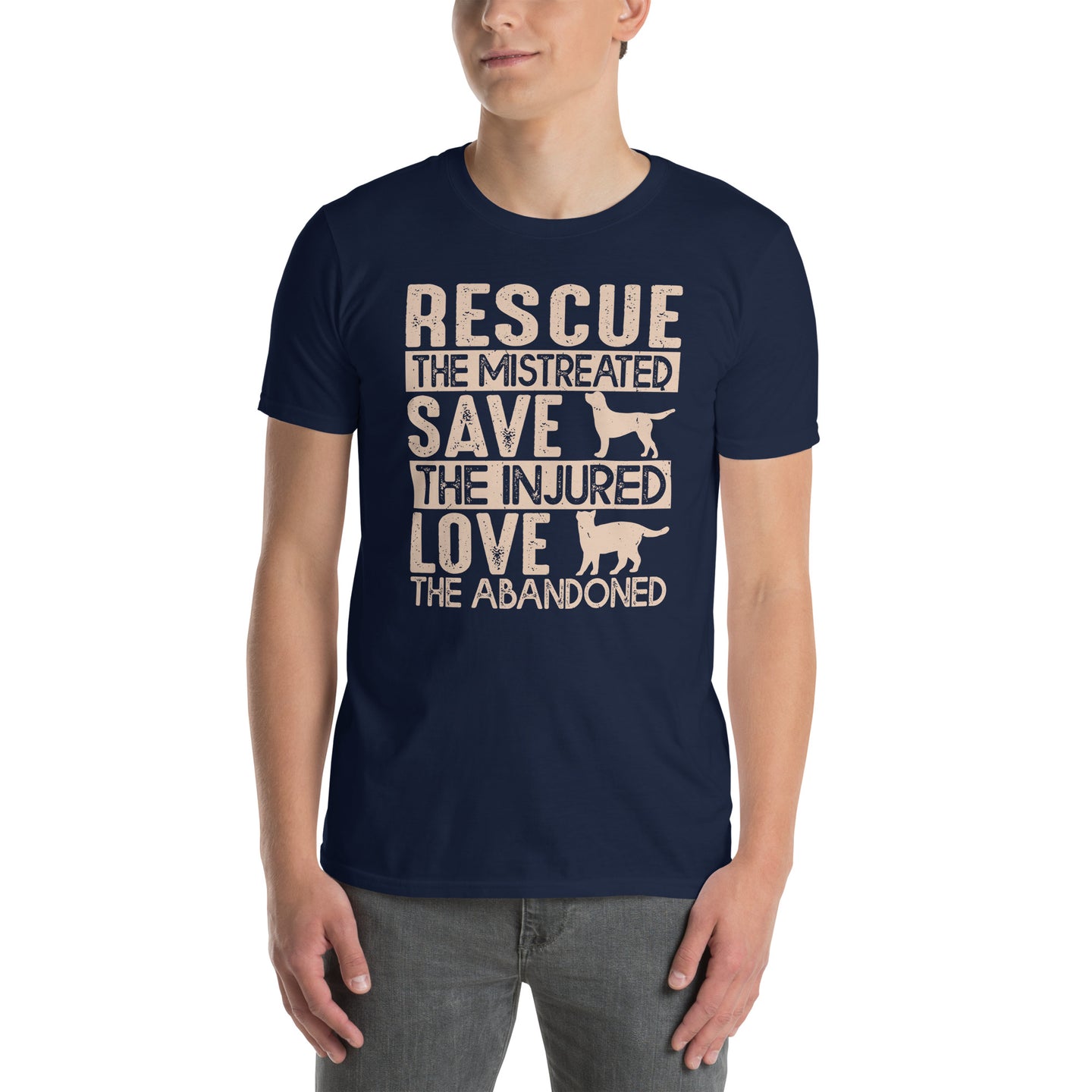 Adopt Animals Shirt - Support Animal Rescue T-Shirt - Cuccico Design