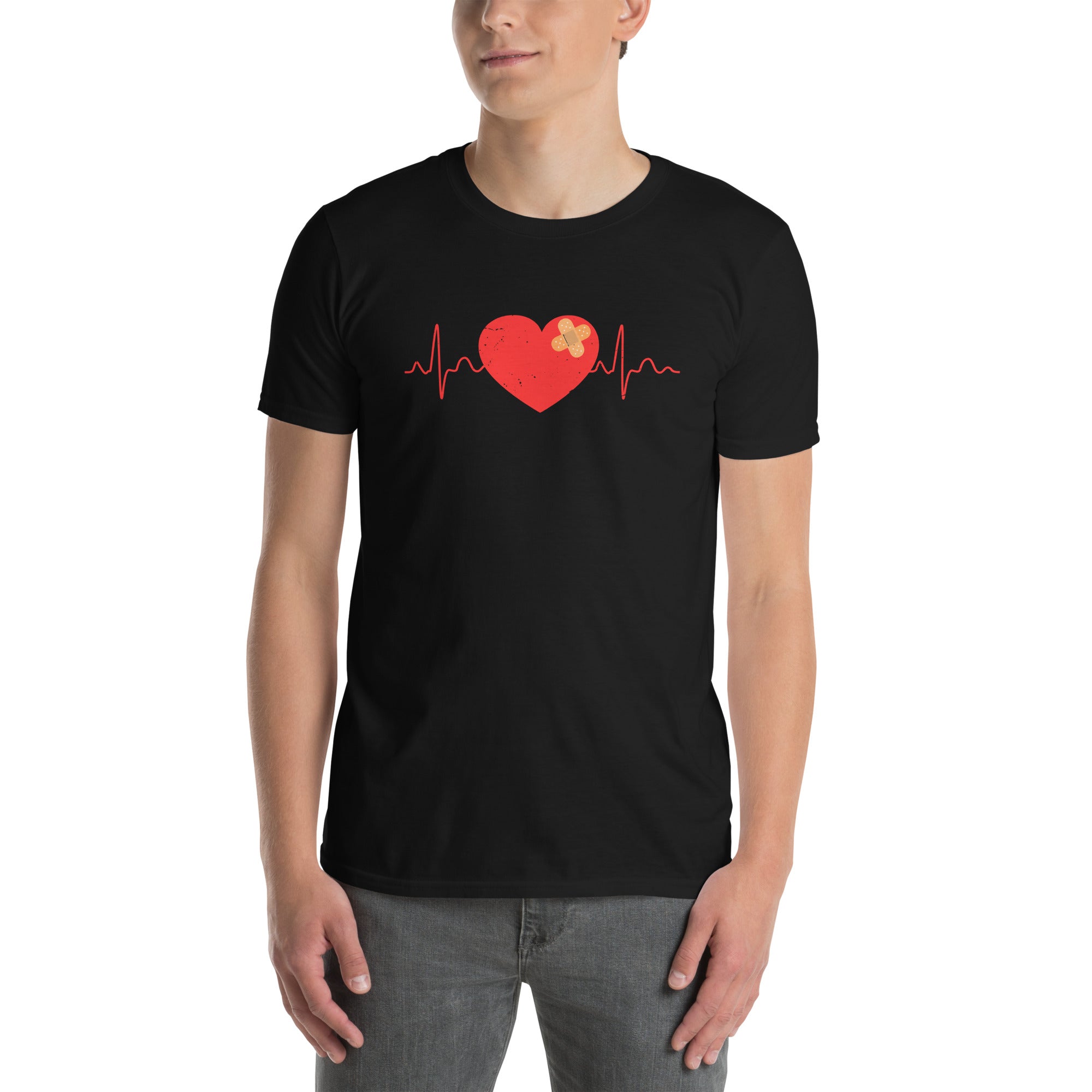 Cardiology T-Shirt | EKG Heartbeat Line & Medical Gift - Cuccico Design