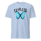 Fearless Butterfly T-Shirt in Light Blue by Cuccico