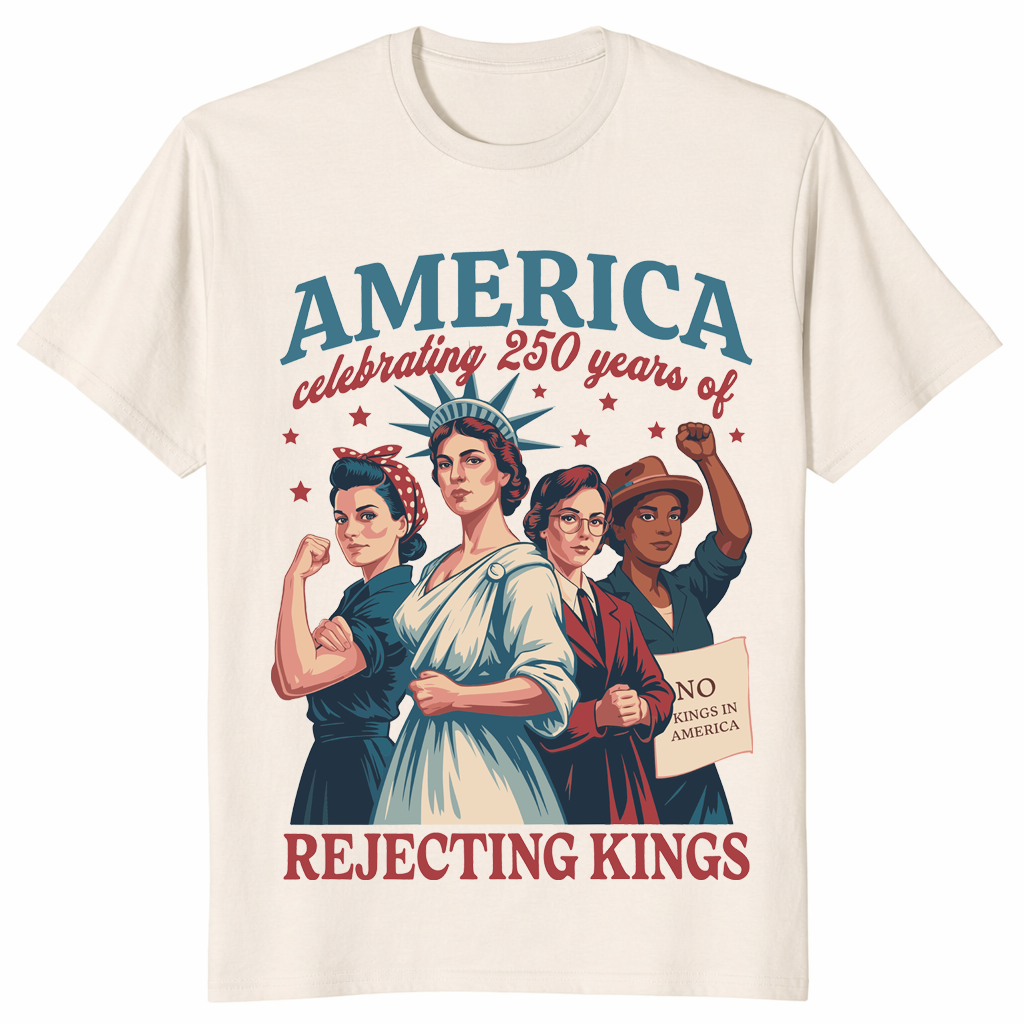 Feminist America 250 Independence Day Shirt in Natural