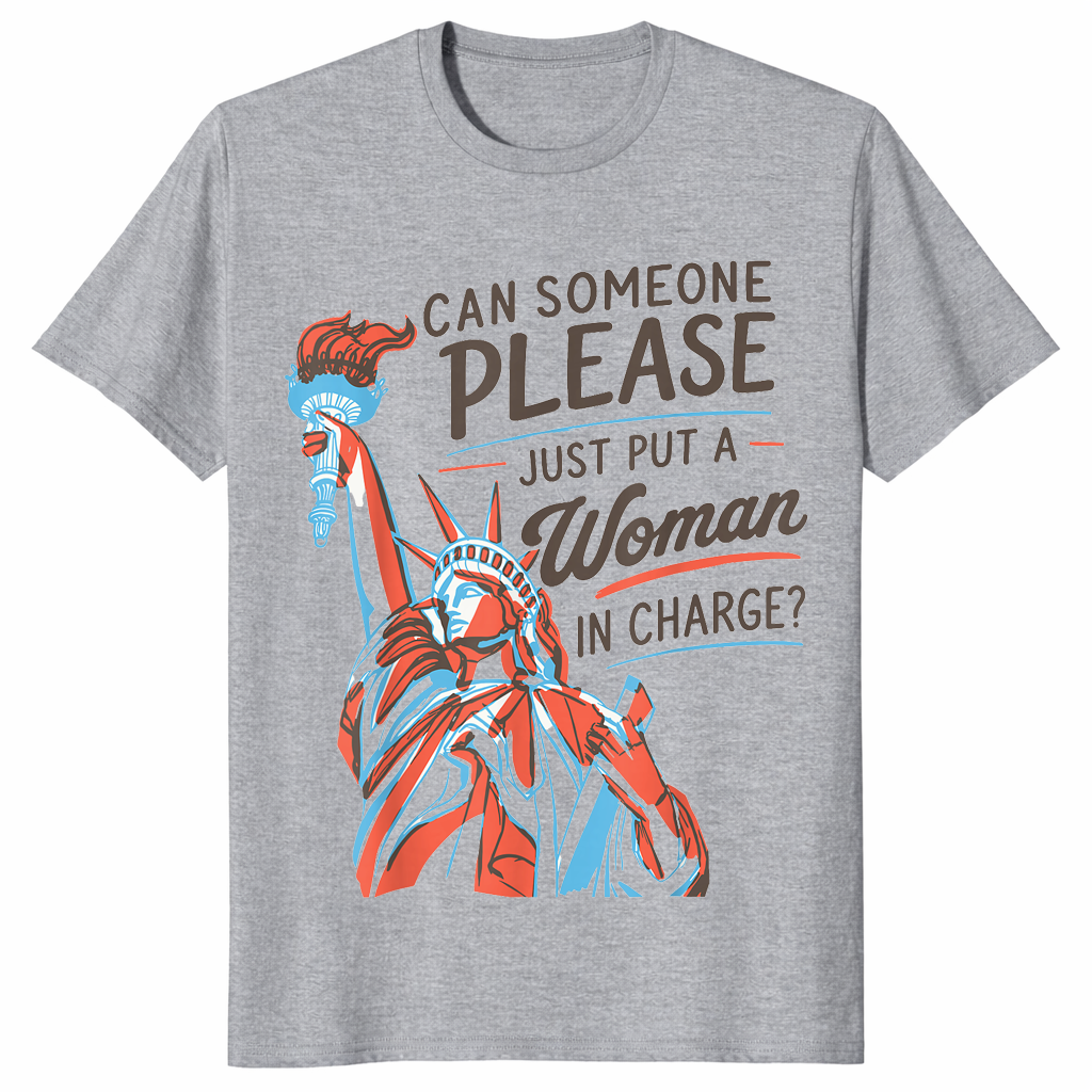 Sport Grey feminist 4th of July shirt marking the 250th anniversary with a patriotic message