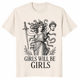 Feminist Medusa Shirt in natural