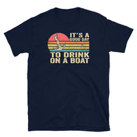 Drinking on a Boat T-Shirt - Funny Boating Humor Shirt - Cuccico Design