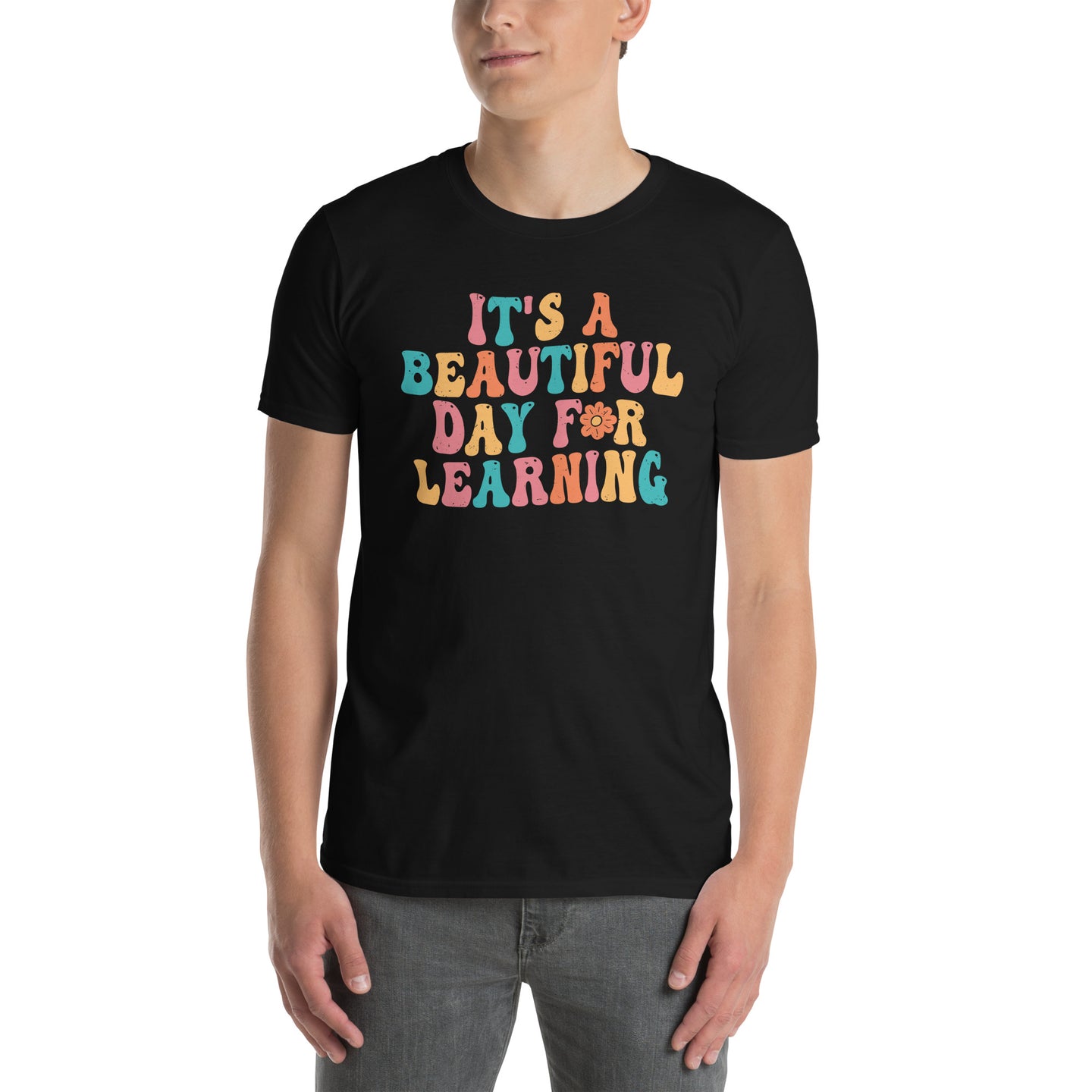 Book Lover T-Shirt: It's a Beautiful Day for Learning - Cuccico Design