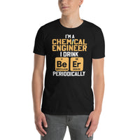 Chemical Engineer Beer Periodically T-Shirt - Cuccico Design