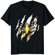 Fierce Eagle Claw Graphic Tee featuring Philadelphia Game Day design by CUCCICO