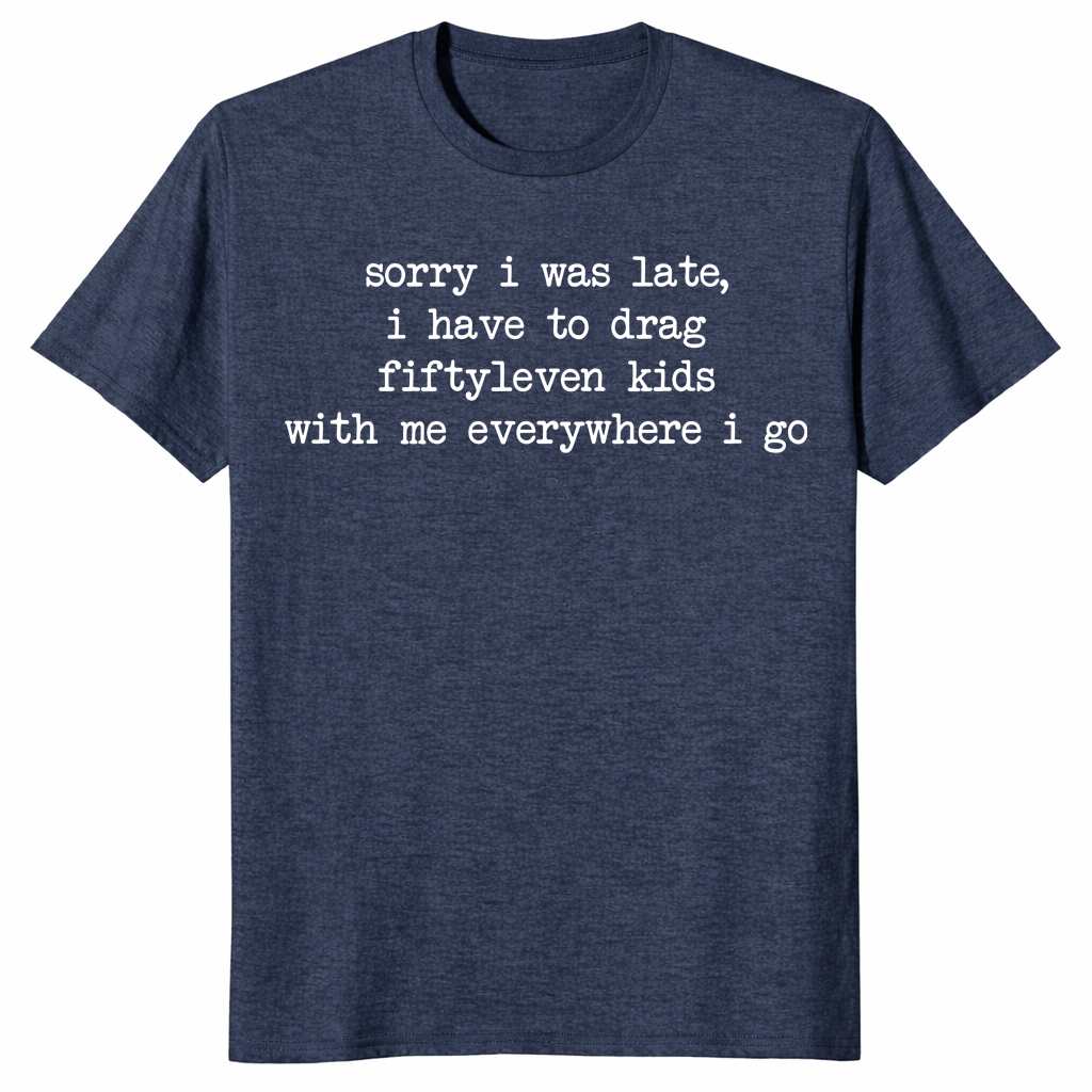 Fiftyleven kids shirt in heather navy