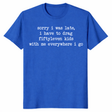 Fiftyleven kids shirt in royal blue