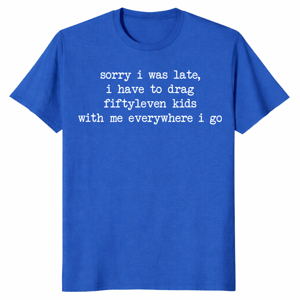 Fiftyleven kids shirt in royal blue