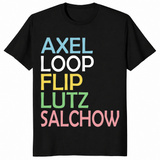 Figure skating shirt in black