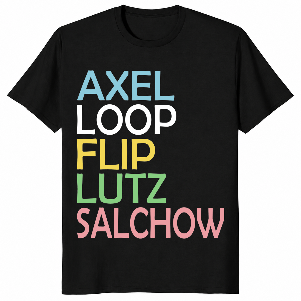 Figure skating shirt in black