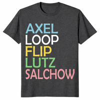 Figure skating shirt dark heather grey