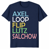 Figure skating shirt in navy
