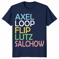 Figure skating shirt in navy
