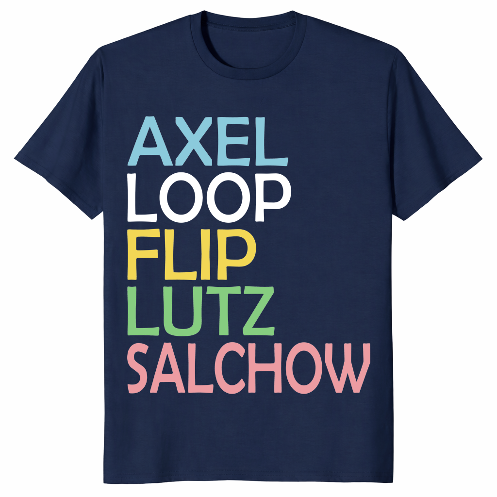 Figure skating shirt in navy