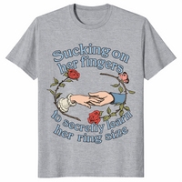 Find her ring size shirt in sport grey