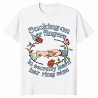 Find her ring size shirt in white