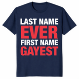 First Name Gayest shirt in navy