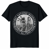 First Nations Warrior Shirt – Respect All Fear None Indigenous T-Shirt | Cuccico