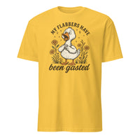 "Daisy yellow Flabbersgasted Shirt with My Flabbers Have Been Gasted goose graphic by Cuccico"