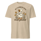 "Sand color Flabbersgasted Shirt with Funny Goose design by Cuccico"