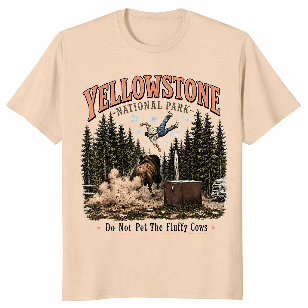 Do not pet the fluffy cows shirt sand