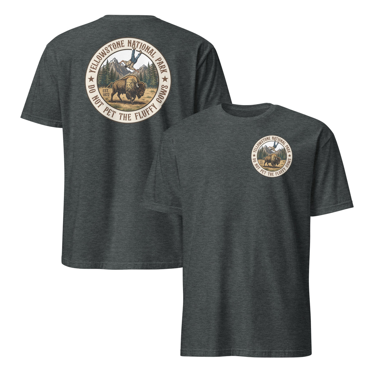 Fluffy Cows Yellowstone Shirt | Do Not Pet Bison National Park Tee | Cuccico