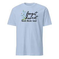 Person wearing Forget Her Not Memorial Shirt