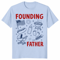 Founding Father 4th Of July Shirt | Matching Dad-To-Be Couple Tee | Cuccico