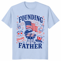 Founding Father Pregnancy Shirt | 4th of July New Dad Reveal Tee | Cuccico