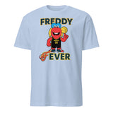 Freddy Fever Kids Tee in light blue – Indiana Fever youth WNBA mascot shirt