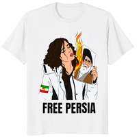 Free Persia Protest Tee showing Woman Life Freedom Iran revolution design