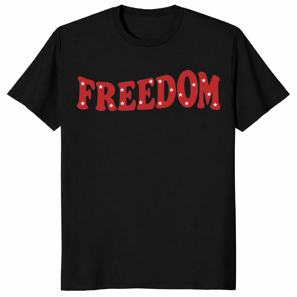 Freedom 4th of July Couple Shirt | Patriotic Matching Partner Tee | Cuccico