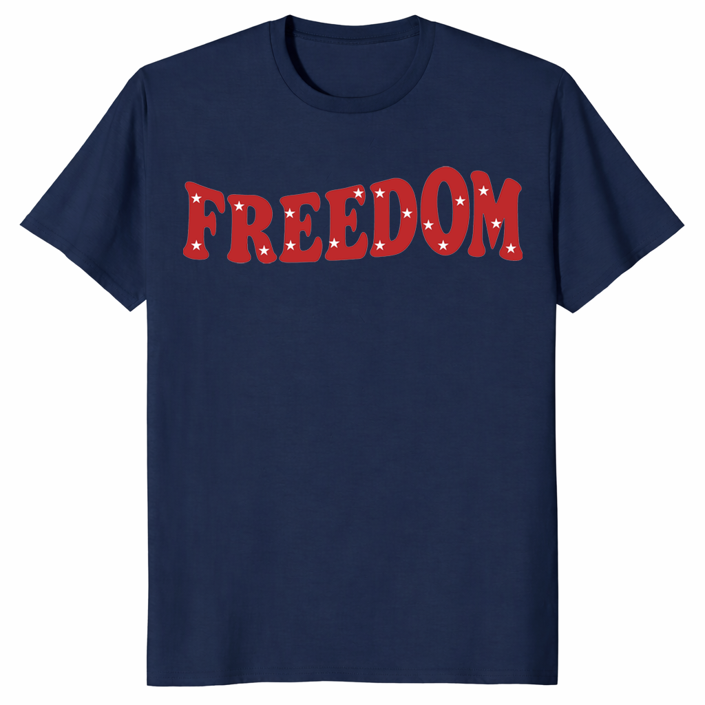 Freedom 4th of July Couple Shirt | Patriotic Matching Partner Tee | Cuccico