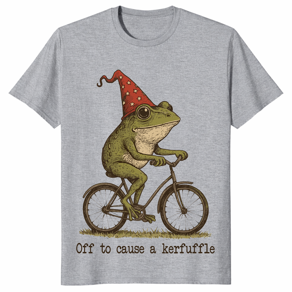 Frog meme shirt in sport grey
