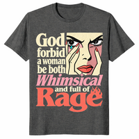 Full of rage shirt in dark heather