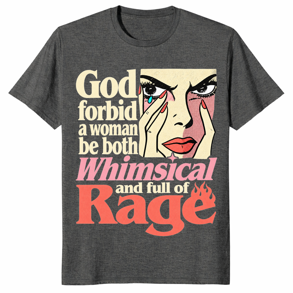 Full of rage shirt in dark heather