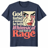 Full of rage shirt in heather navy