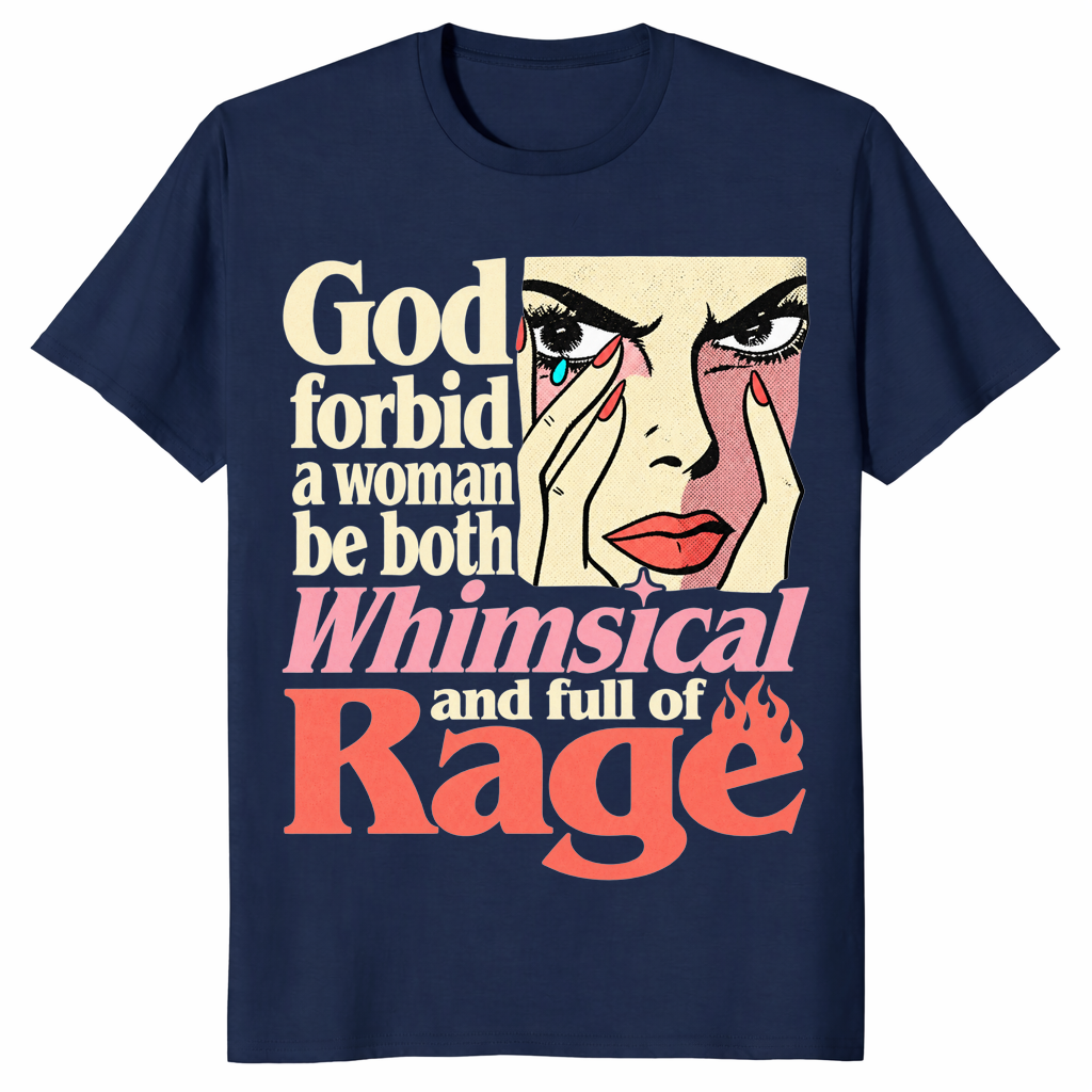 Full of rage shirt in navy