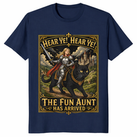 Fun aunt has arrived shirt in navy
