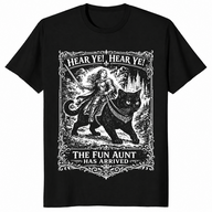 Fun aunt shirt in black