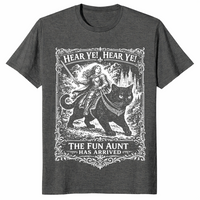 Fun aunt shirt dark heather