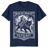 Fun aunt shirt in navy